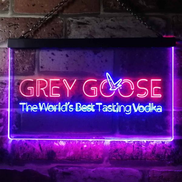 Grey Goose Dual LED Neon Light Sign